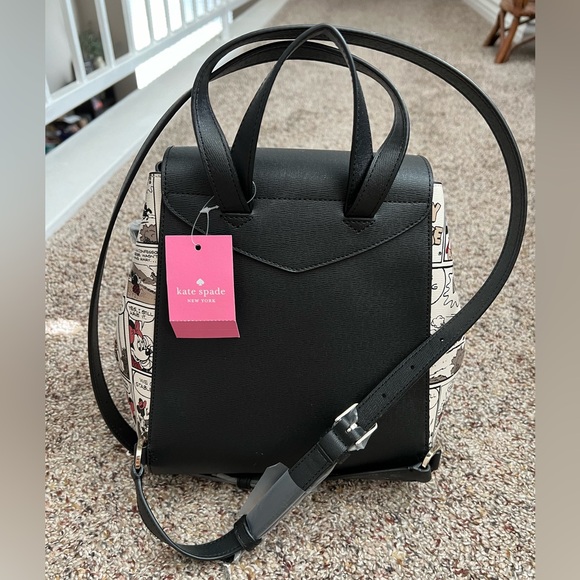 NWT Disney X Kate Spade New York Minnie Mouse Flap Backpack - Picture 5 of 7